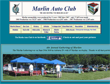 Tablet Screenshot of marlinautoclub.com